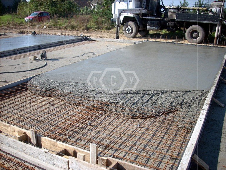 material Армирование, заливка бетона