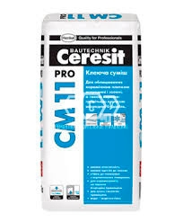 material ΠΠ»Π΅ΠΈΜ Π΄Π»Ρ ΠΏΠ»ΠΈΡΠΊΠΈ Ceresit Π‘Π 11 PRO