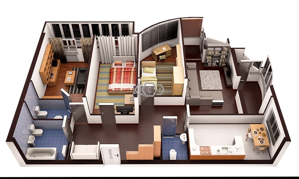 Renovation of a four-room apartment image