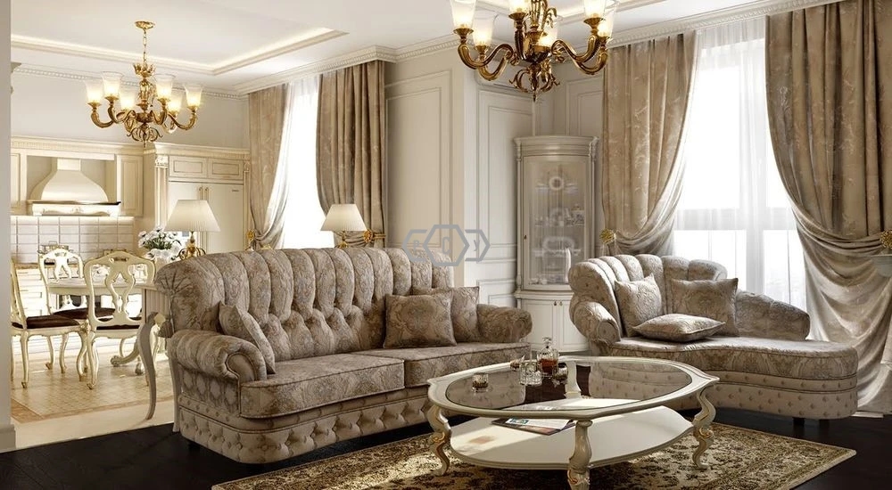 Дизайн квартиры в классическом стиле image