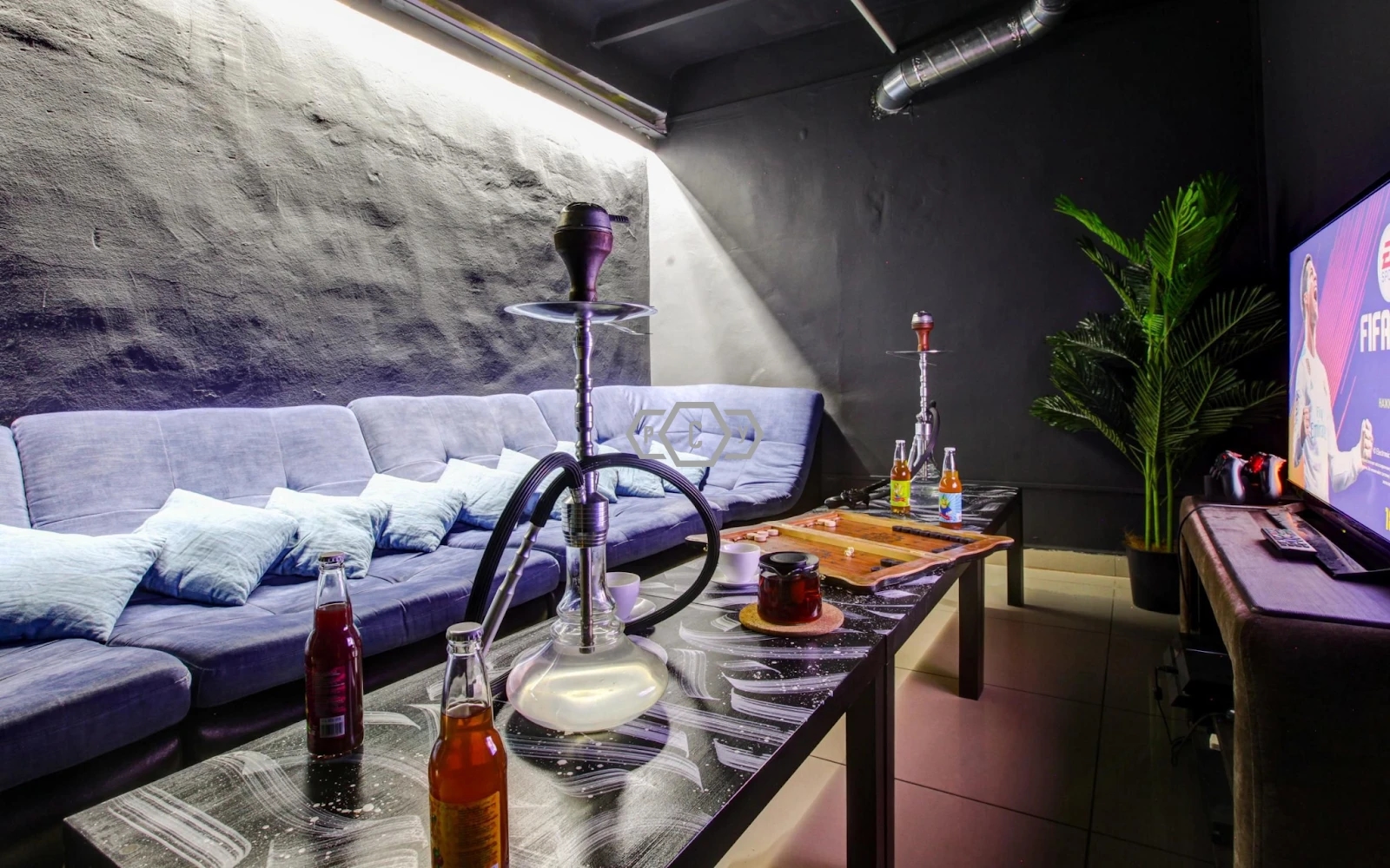 Hookah room design image