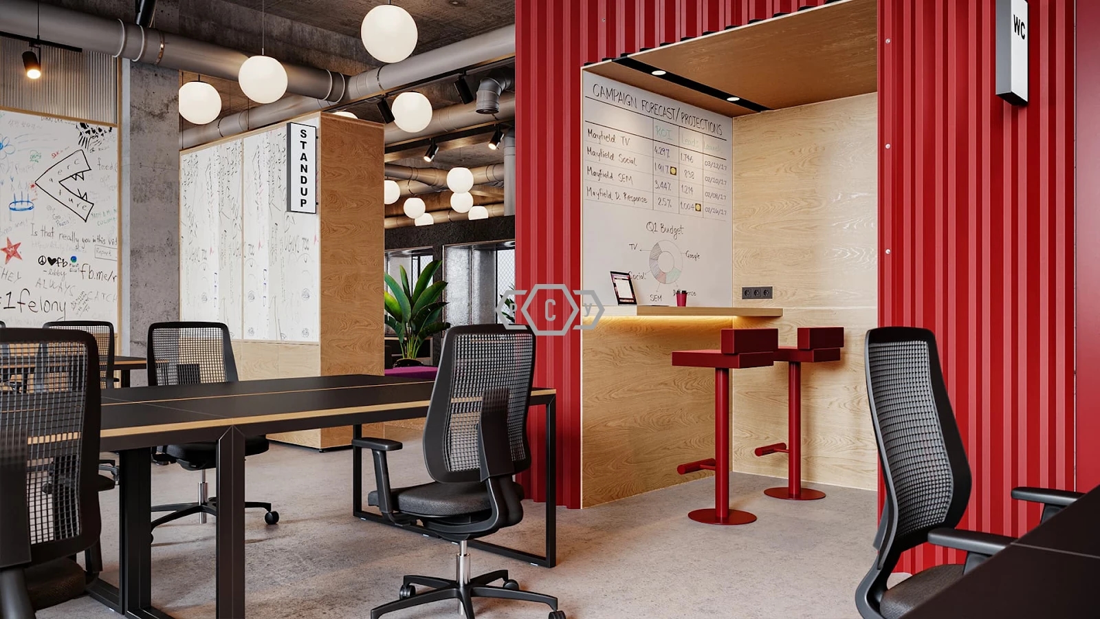 Coworking design image